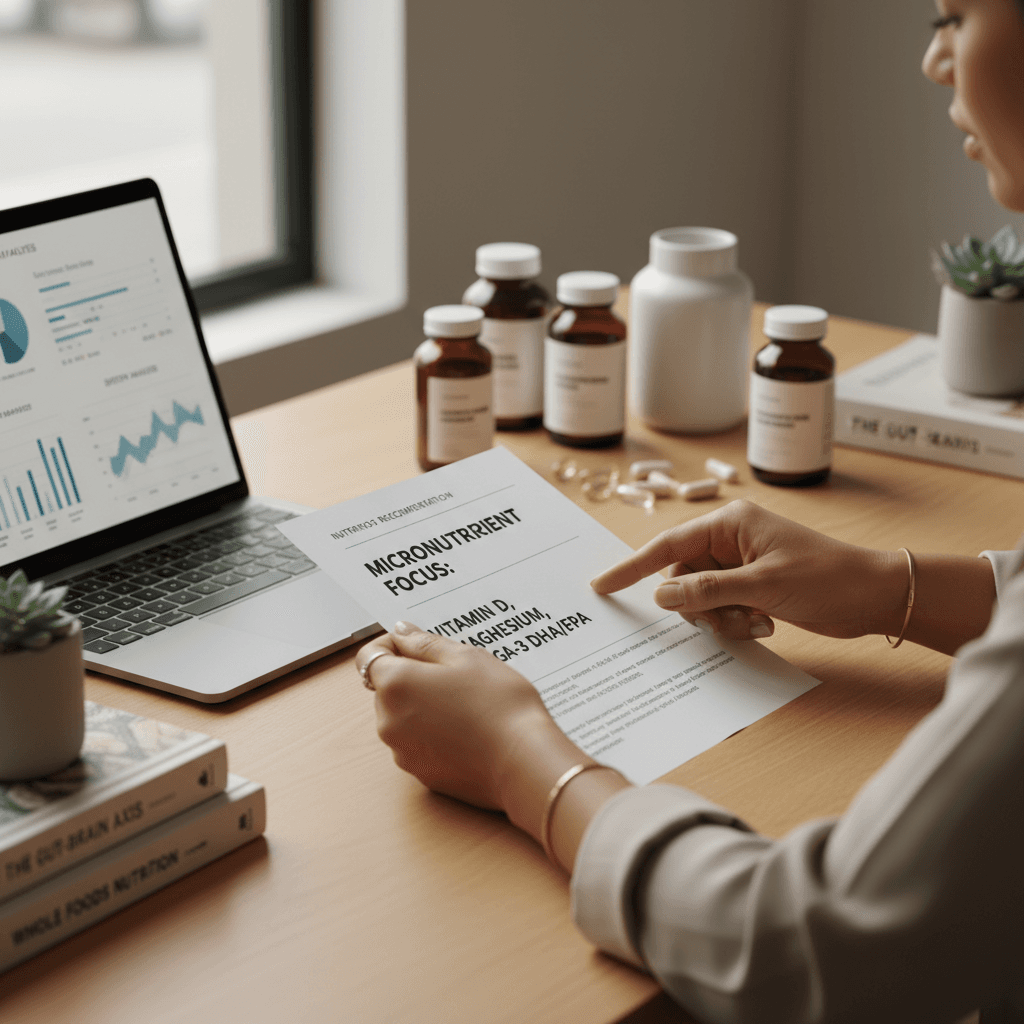 Medical professional with supplements