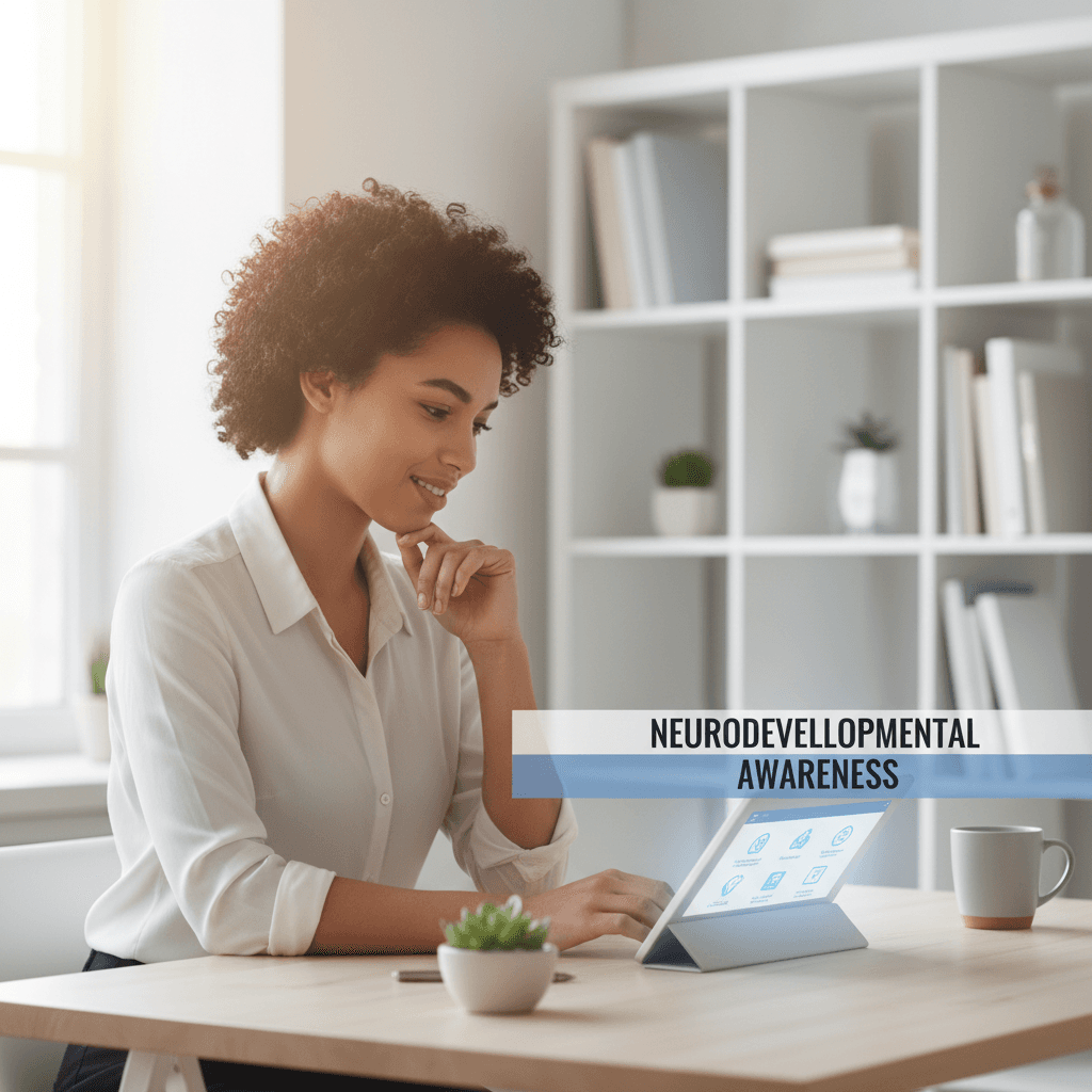 Person reading health education article